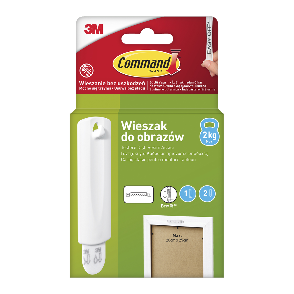 Command Samoprzylepny haczyk do ram