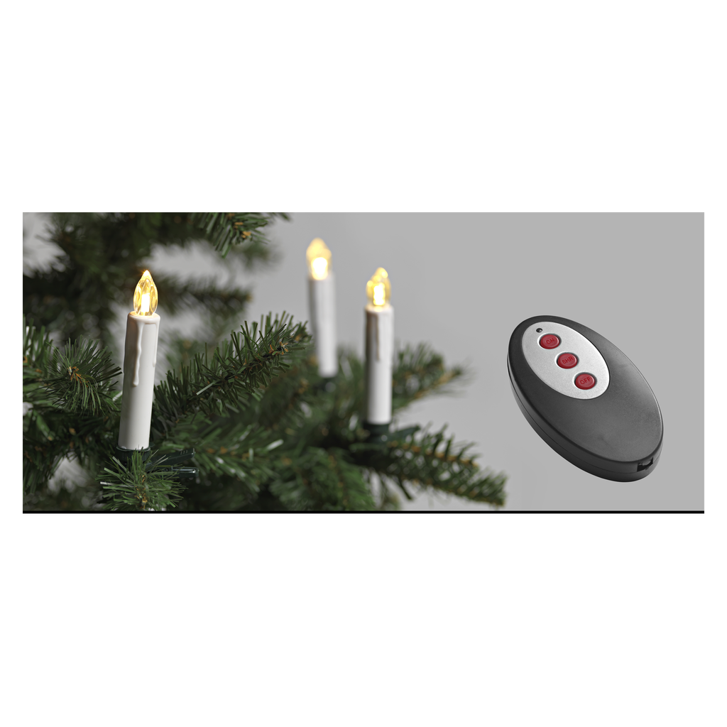 Anslut Trådløse juletrelys 10-pk