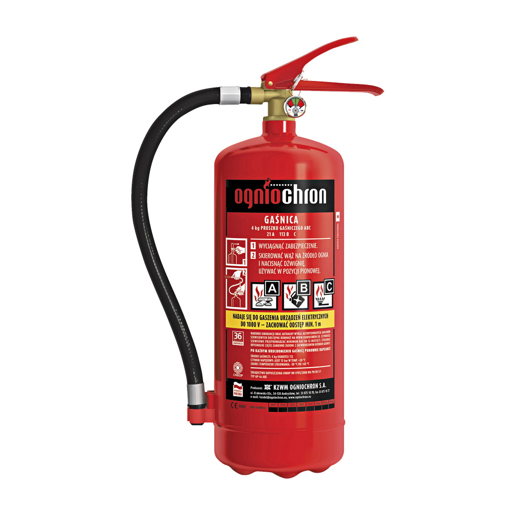 Ogniochron Gaśnica proszkowa