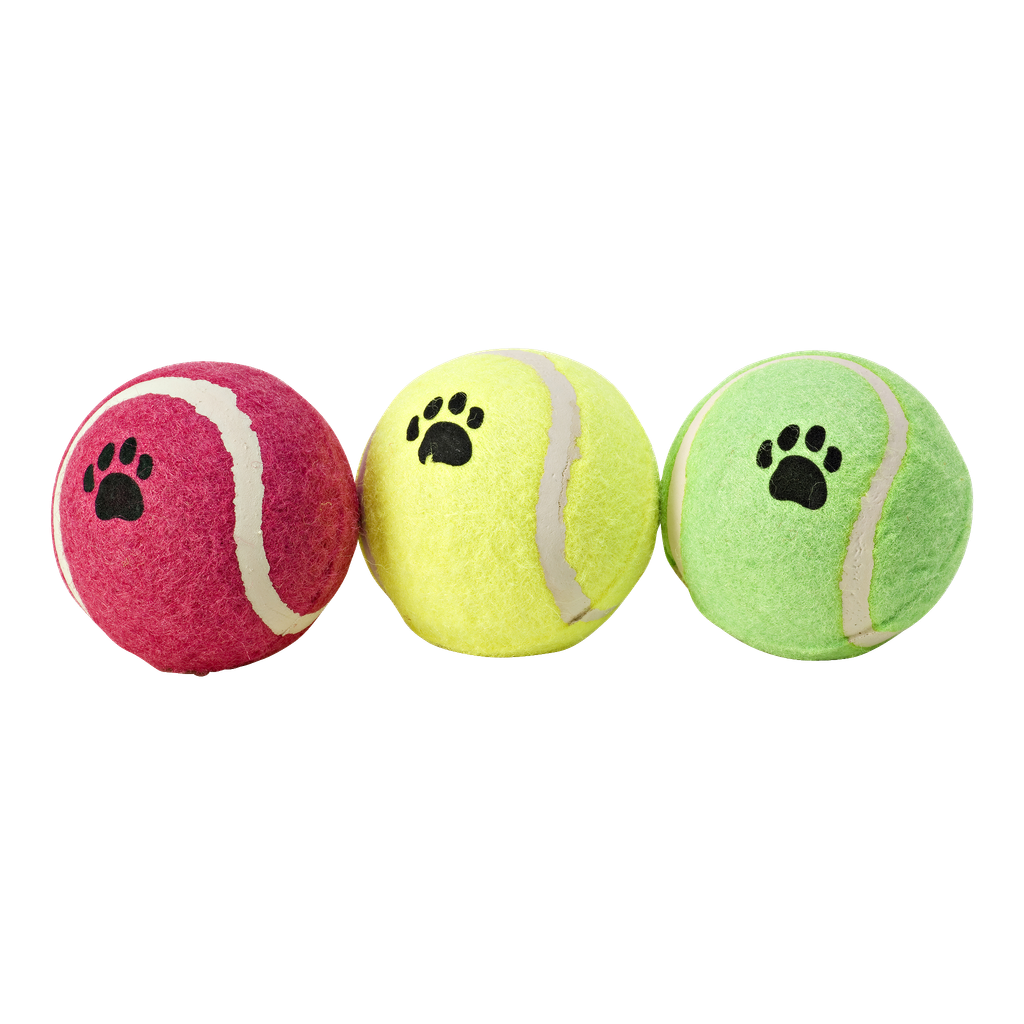 Petcare Tennisballer 3-pk