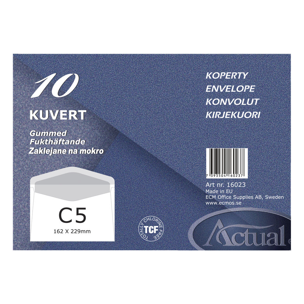 Actual Konvolutter 10-pk