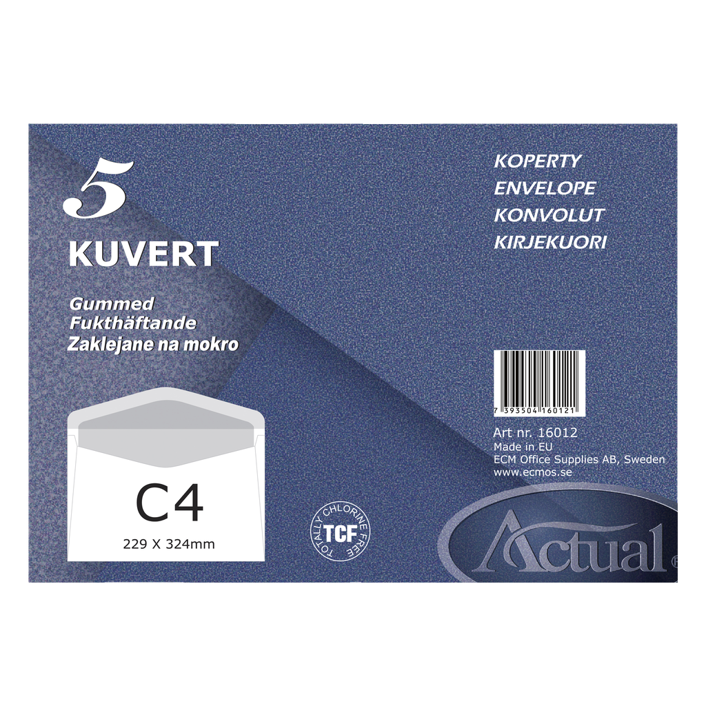 Actual Konvolutter 5-pk