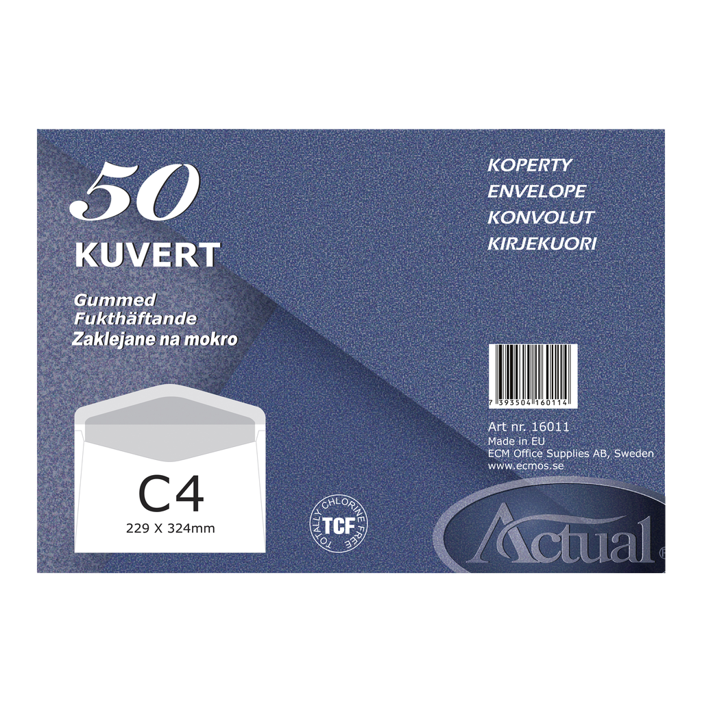 Actual Konvolutter 50-pk