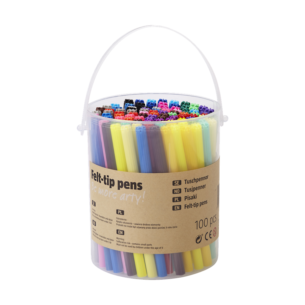 Tuschpennor 100-pk