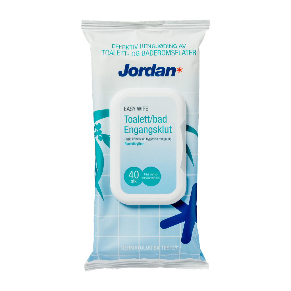 Jordan Rengjøringskluter 40-pk