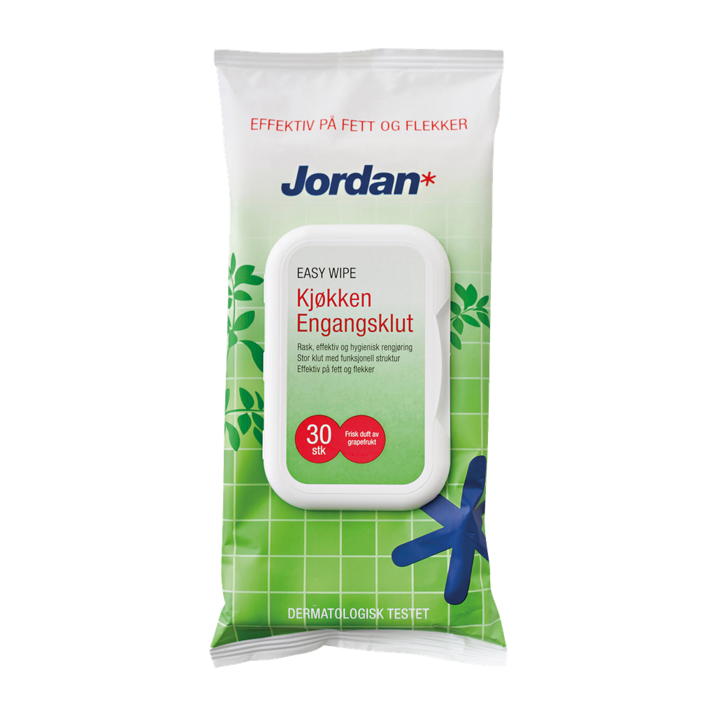 Jordan Rengjøringskluter 30-pk