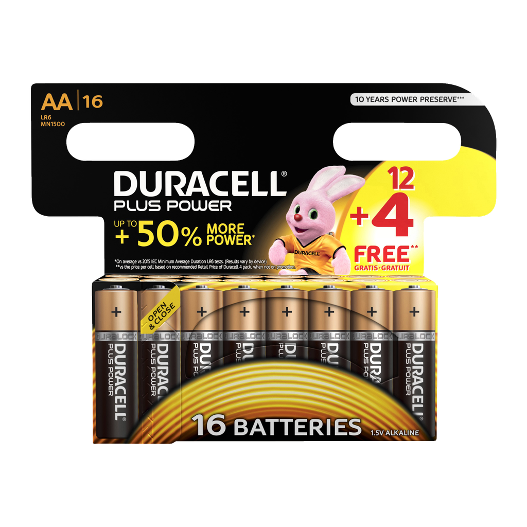 Duracell Alkaliska batterier 16-pk